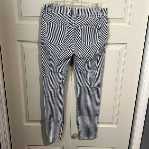 Madewell blue and white striped jeans size 27 - Picture 2 of 7